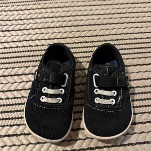 WHITIN Black Kids Sneakers with White Accents